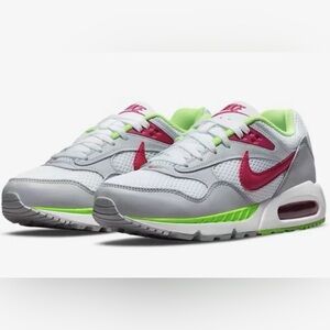 NIKE Air Max Correlate Training Shoes White/Fireberry-Pure Platinum